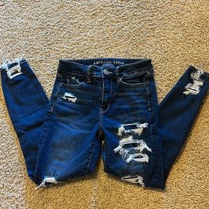 American Eagle Distressed Skinny Jeans
